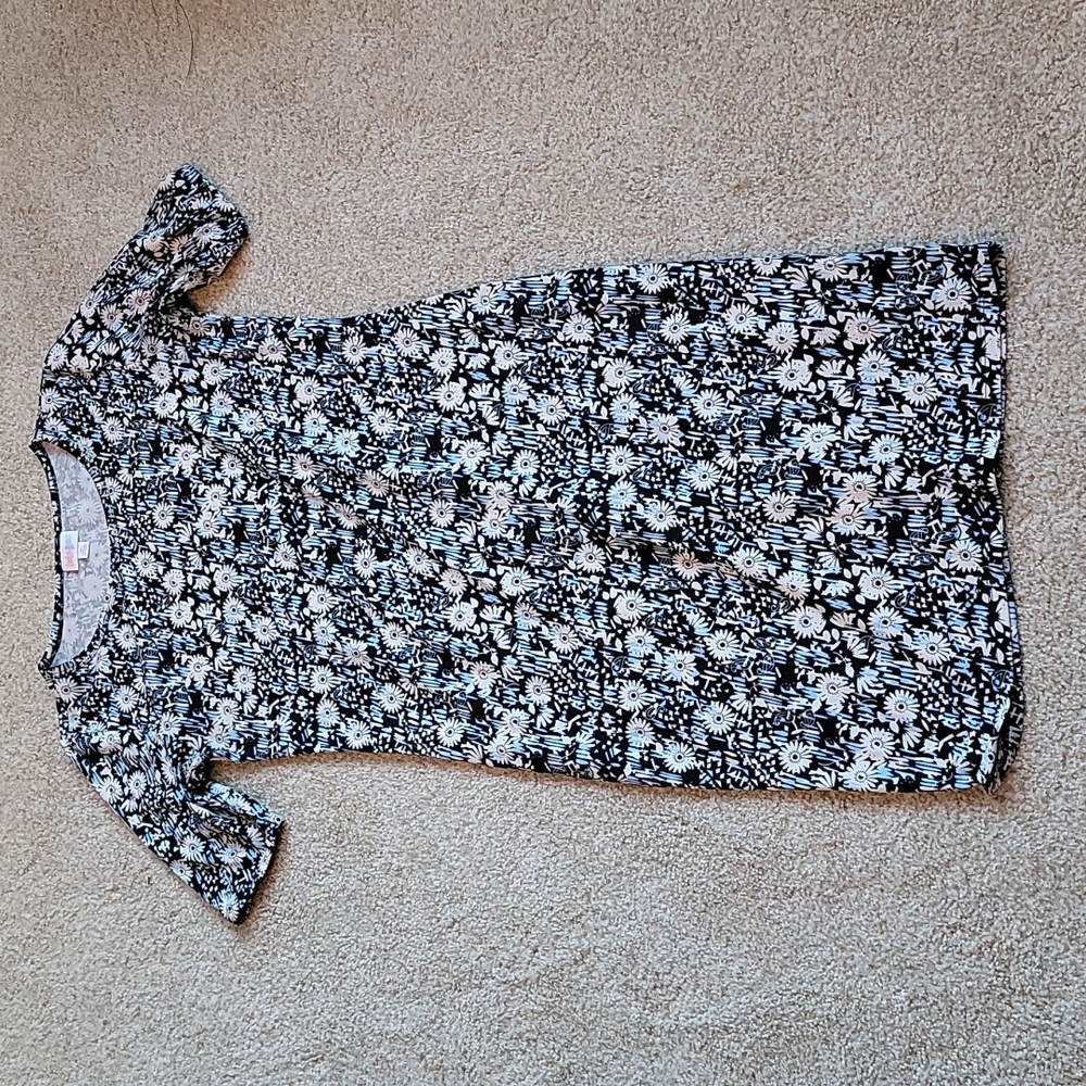 LuLaRoe Julia Dress M floral